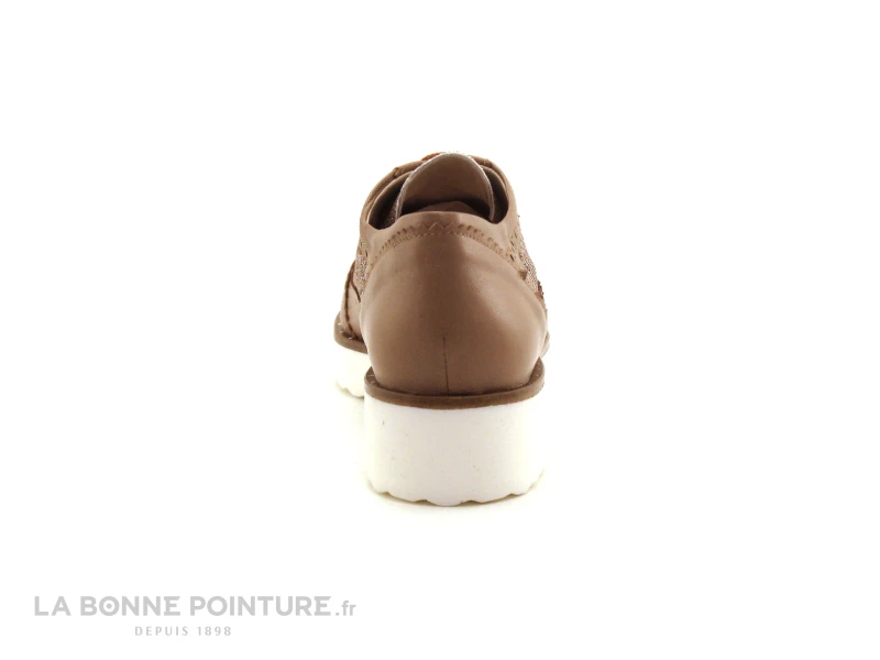 Caty Kivala PETRUS Camel Glitter - Chaussure Derby Femme â Image 4