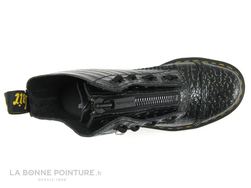 Dr. Martens Dr Martens SINCLAIR GunMetal 27318029 Wild Croc Emboss - Boots – Image 6