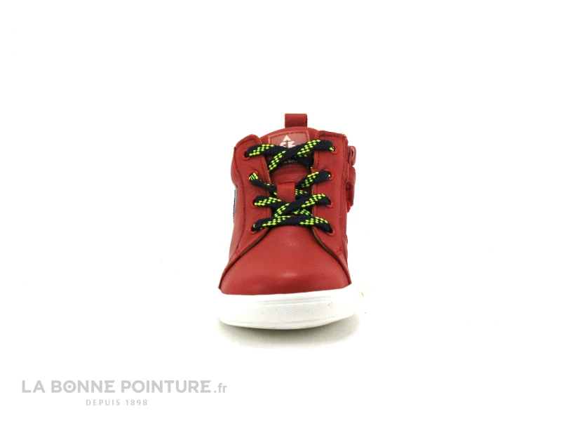 Acebos 1292 - Chaussure Montante BEBE Cuir Rouge – Image 2