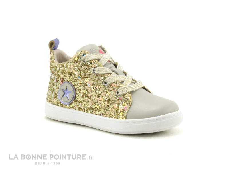 Acebos 1278JA Or - Basket Montante Doree - BEBE Fille – Image 5