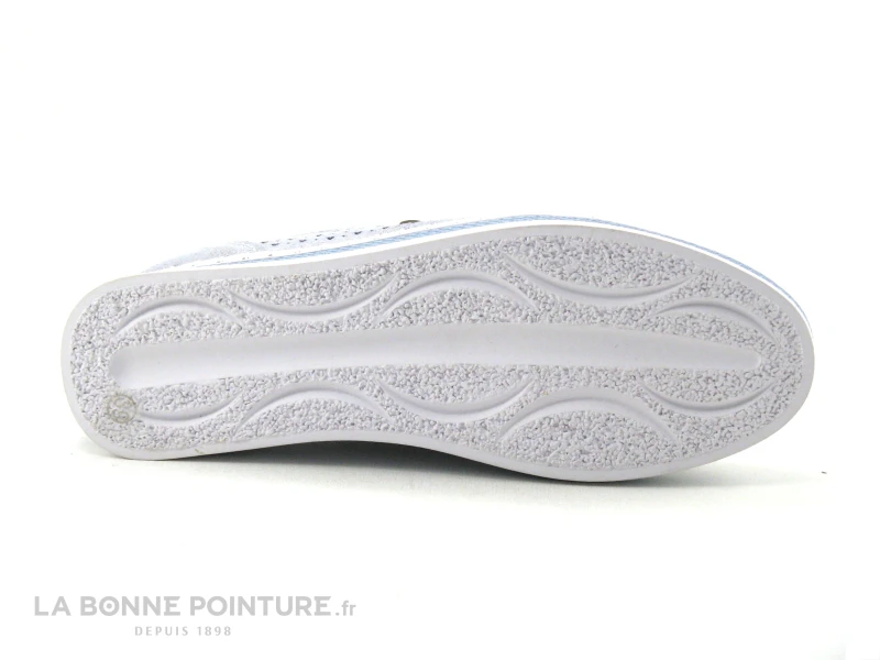 Morans WECK Bleu Ciel - Perforations Coeurs - Chaussure Basse Femme – Image 7