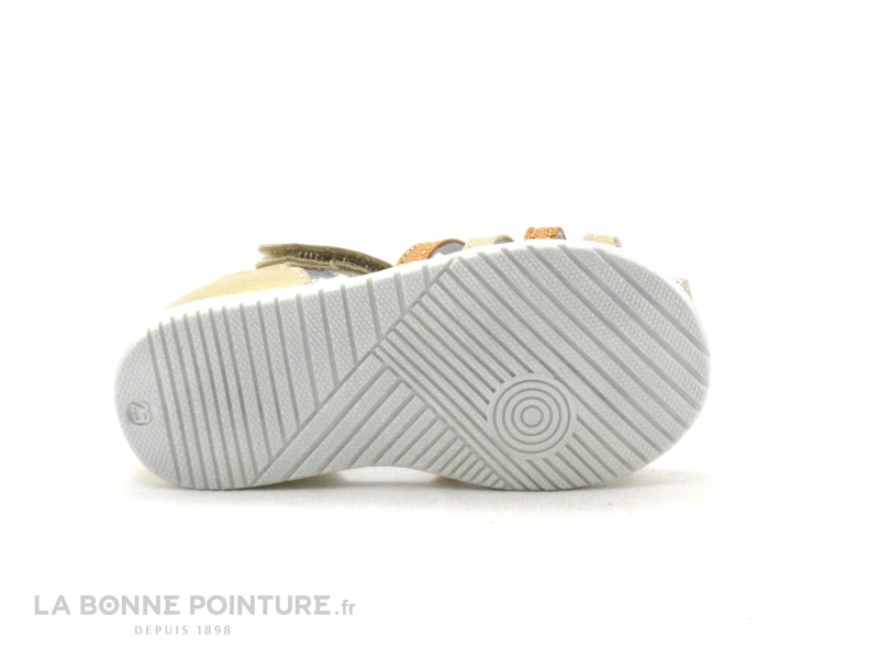 Bopy REALITY Or - Multicolore - Sandale BEBE Fille Cuir Metallise – Image 7