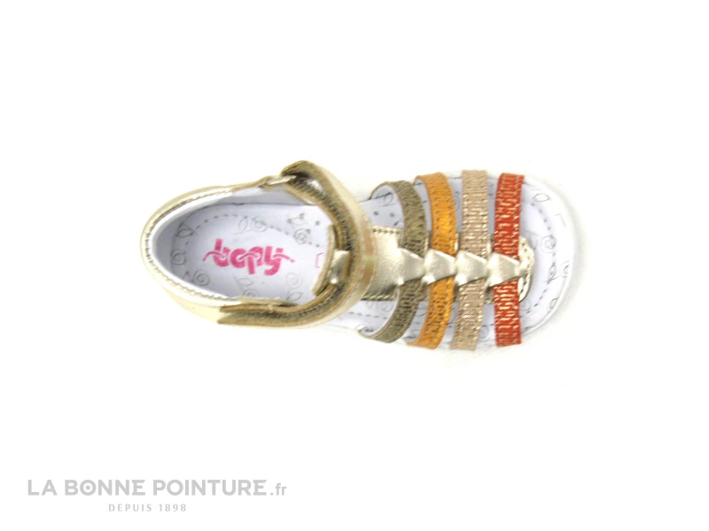 Bopy REALITY Or - Multicolore - Sandale BEBE Fille Cuir Metallise – Image 6