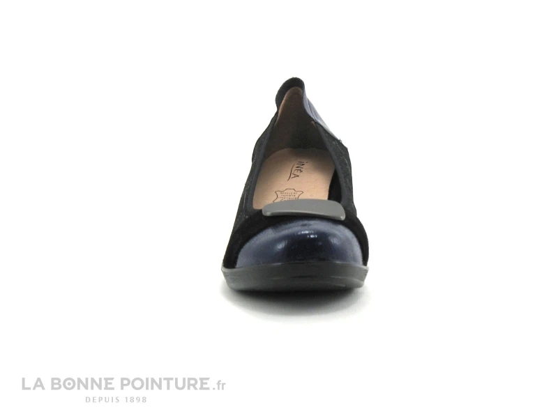 Inea RAMIRO Print Bleu Verni - Escarpin Compense – Image 2