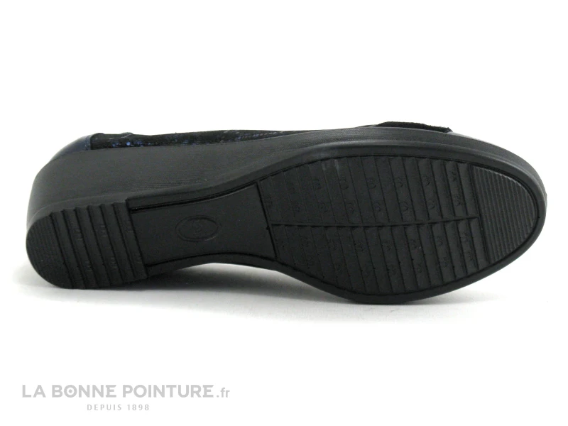 Inea RAMIRO Print Bleu Verni - Escarpin Compense – Image 7