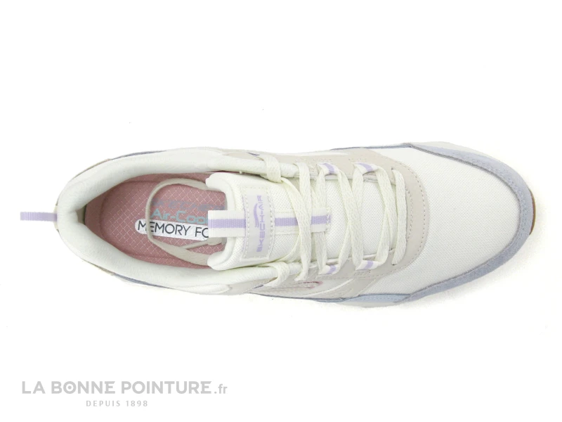 Skechers - Skech-Air Court - 149947 Cool Avenue - Blanc Bleu Beige - Basket F – Image 6