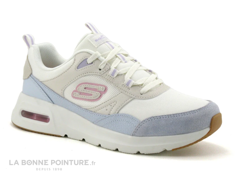 Skechers - Skech-Air Court - 149947 Cool Avenue - Blanc Bleu Beige - Basket F – Image 5
