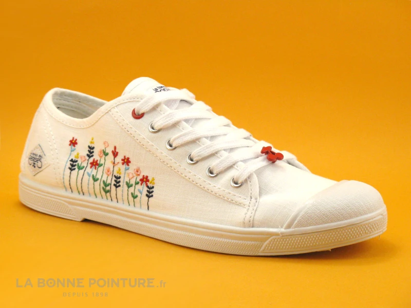 Le Temps Des Cerises Basic 02 FLOWERY - Basket Toile Fleurs