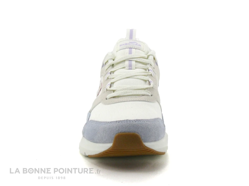 Skechers - Skech-Air Court - 149947 Cool Avenue - Blanc Bleu Beige - Basket F – Image 2