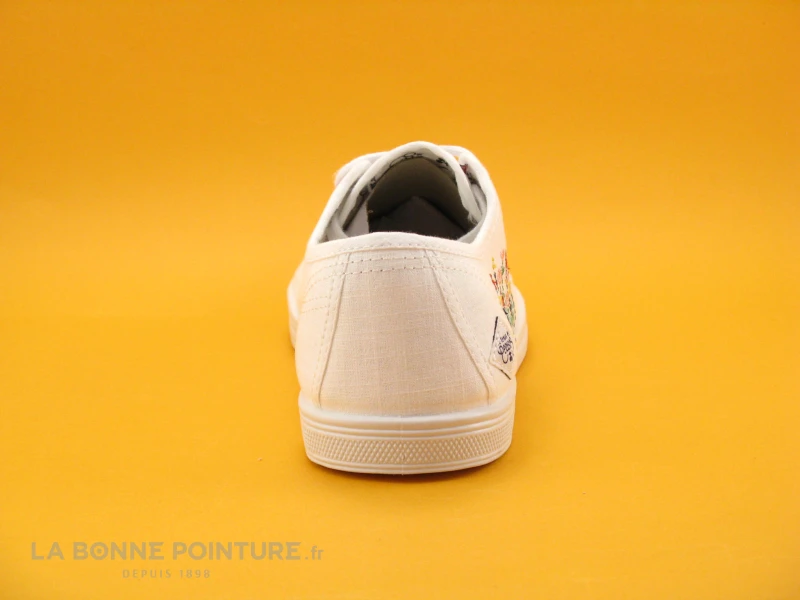 Le Temps Des Cerises Basic 02 FLOWERY - Basket Toile Fleurs – Image 3