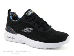 Skechers Skech-Air 149756 - Dinamight - Laid Out - Noir Et Fleuri - Basket F