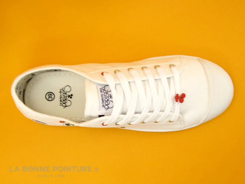 Le Temps Des Cerises Basic 02 FLOWERY - Basket Toile Fleurs – Image 6