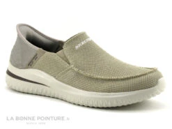 Skechers Slip-ins Delson 210604 - Cabrino - Mocassin Sport Homme Beige