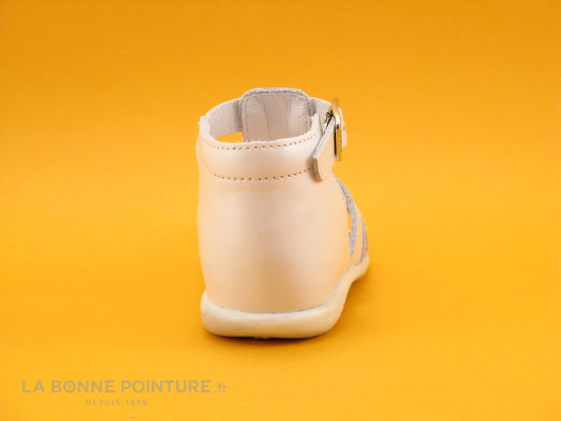 Bopy ZIBEL Blanc Et Argent - Sandale BEBE Fille – Image 4