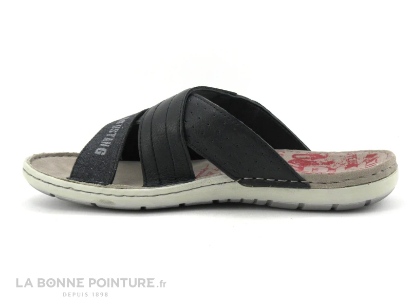 Mustang 4923 704 Noir - Mule Noire Homme – Image 2