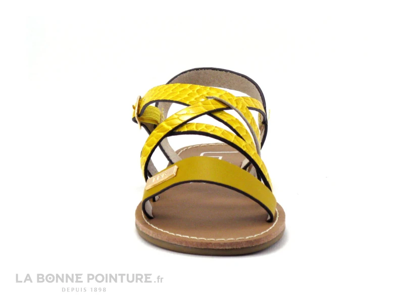 LPB BIANKA - Jaune Croco - Sandale Fille – Image 2