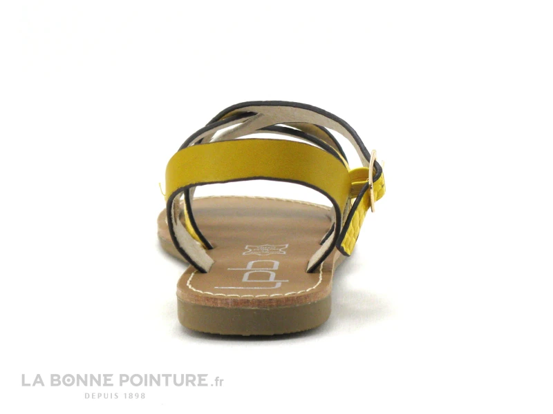 LPB BIANKA - Jaune Croco - Sandale Fille – Image 4