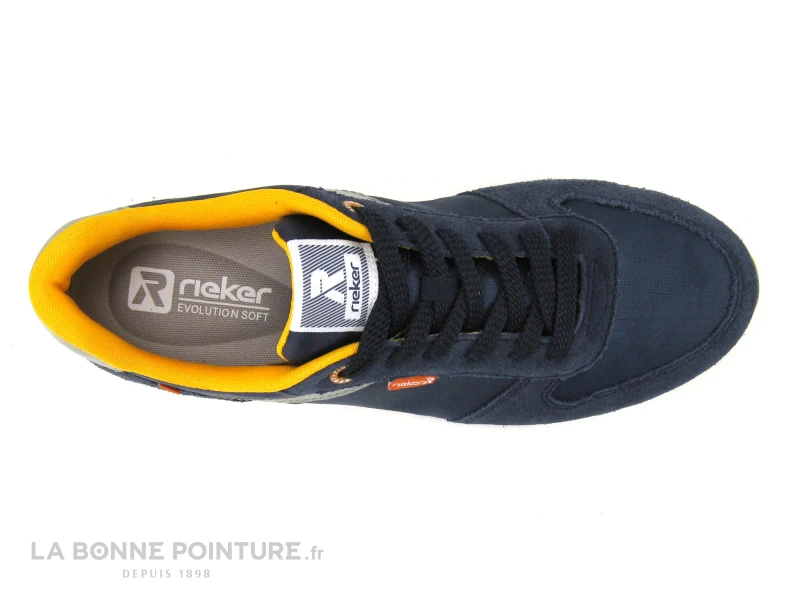 Rieker Revolution 07002-14 - Bleu Marine - Gris - Basket Sport Homme – Image 6