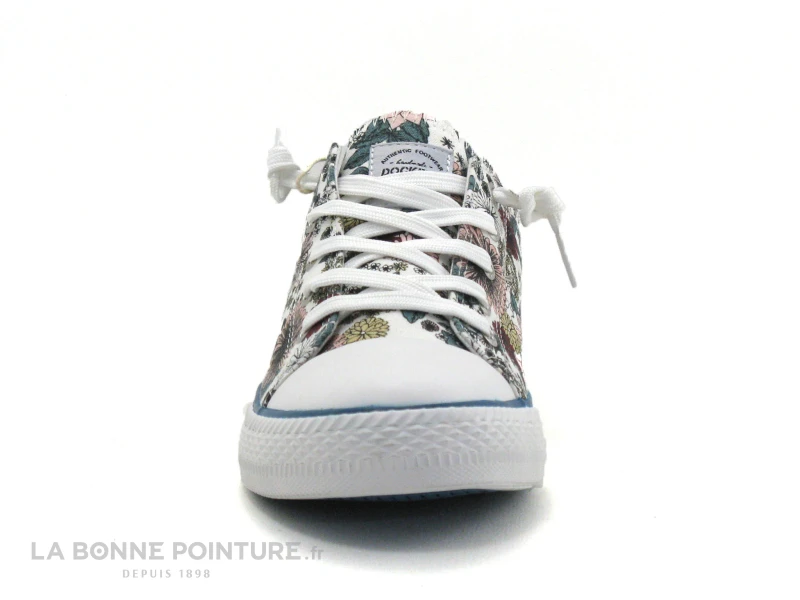 Dockers 48KM607 - Blanc Et Fleuri - Basket Toile F – Image 2