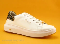 Dockers 46AD204 Weiss Nature - Basket Blanche Femme