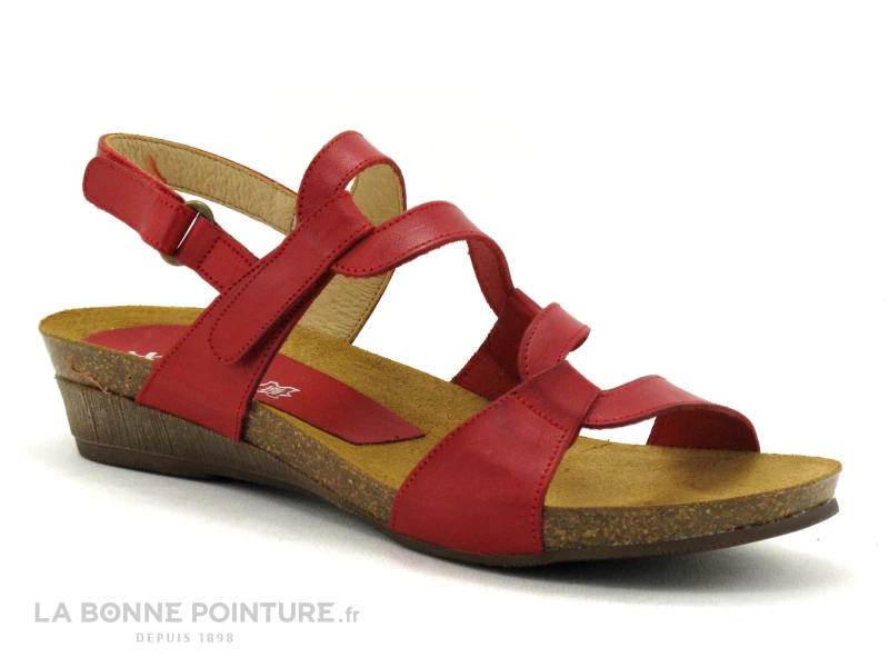 Xapatan 2164 Rouge - Sandale Femme - Petit Talon Compense – Image 5