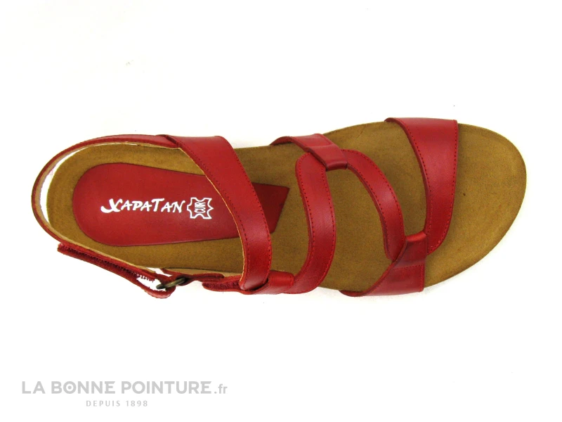Xapatan 2164 Rouge - Sandale Femme - Petit Talon Compense – Image 6