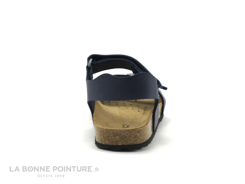 Geox GHITA Boy - J028LB - Navy Red - Sandale GARCON Bleu Marine – Image 4