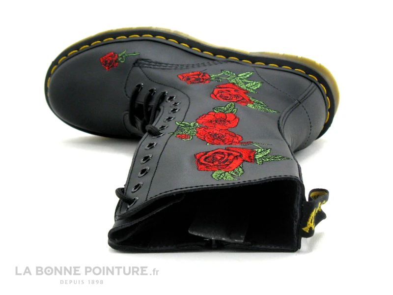Dr. Martens DR Martens 1914 VONDA Black - Roses Brodees - Bottine – Image 6