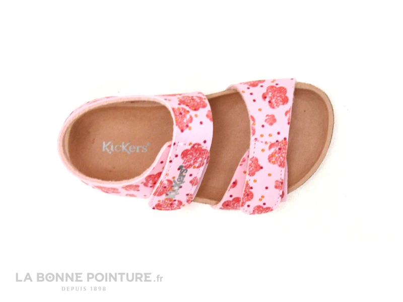 Kickers SUMMERKRO Rose Flower 785454-10 - Sandale Rose Fille – Image 3