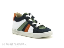 Bellamy BILL Marine Vert Blanc - Basket GARCON