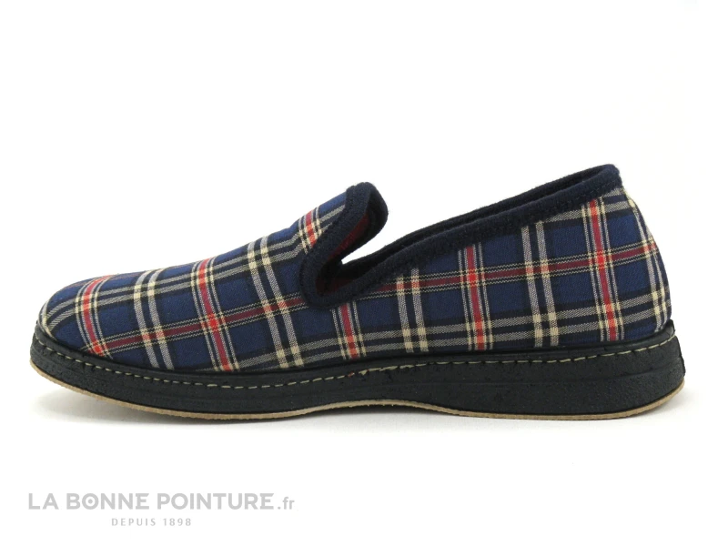 Semelflex SUPER URBAIN Marine Ecossais - Chausson Homme – Image 3