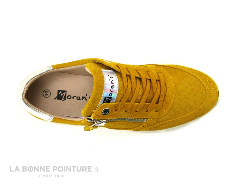 Morans SERVIA Jaune Moutarde - Argent - Sneakers Femme – Image 6