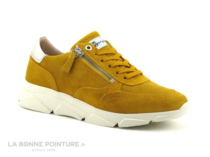 Morans SERVIA Jaune Moutarde - Argent - Sneakers Femme – Image 5
