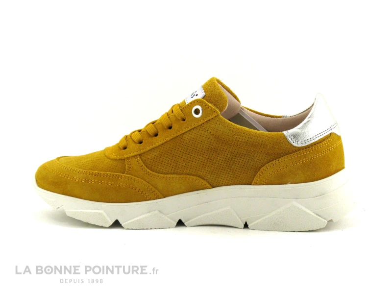 Morans SERVIA Jaune Moutarde - Argent - Sneakers Femme – Image 3