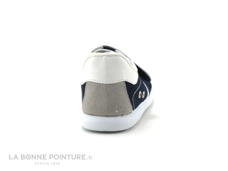 Batilas 394 001 - Basket GARCON Toile Bleu Marine Avec Scratch – Image 3