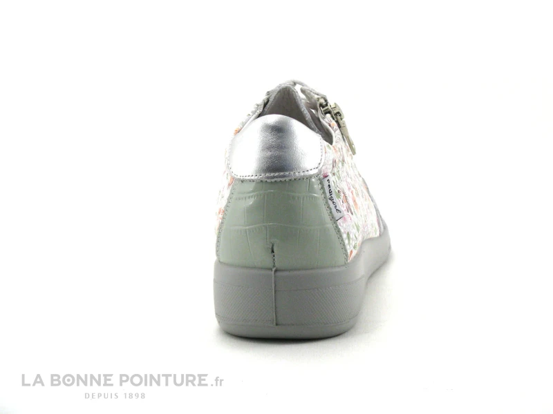 Pedi Girl ALET AMO Argent - Amande - Fleuri - Basket Compensee Femme – Image 4