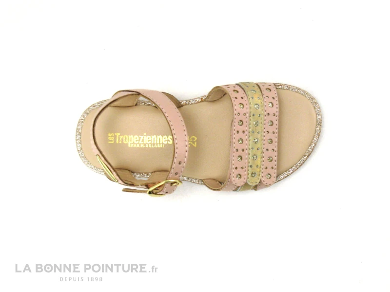 Tropeziennes ISIDOR Rose Multi 42373 - Sandale Reglable Fille – Image 6