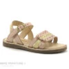 Tropeziennes ISIDOR Rose Multi 42373 - Sandale Reglable Fille