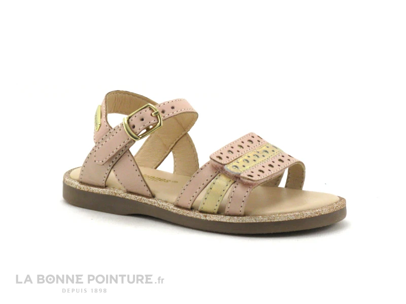 Tropeziennes ISIDOR Rose Multi 42373 - Sandale Reglable Fille – Image 5