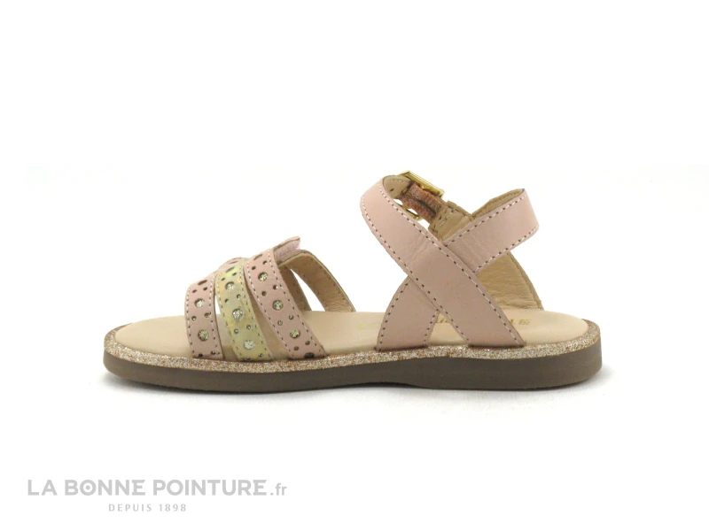 Tropeziennes ISIDOR Rose Multi 42373 - Sandale Reglable Fille – Image 3