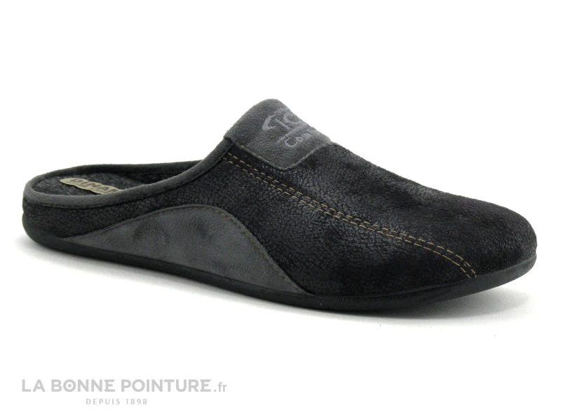 Koyuk Dinamic 21282 Noir - Gris - Pantoufle Mule Homme