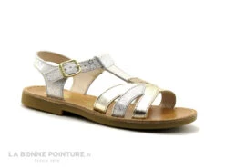 Bopy EPARIS Or - Sandale Fille Cuir Metallise
