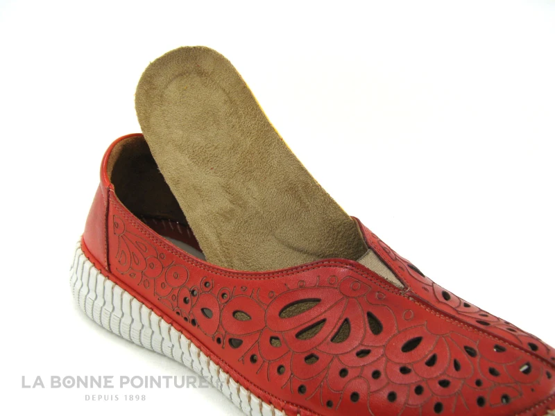 Karyoka RITA Blood - Ballerine Rouge Tige Perforee – Image 5