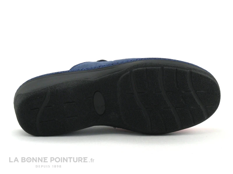 Fargeot PALETTE Fuchsia - Bleu Marine - Pantoufle Mule Confort F – Image 5