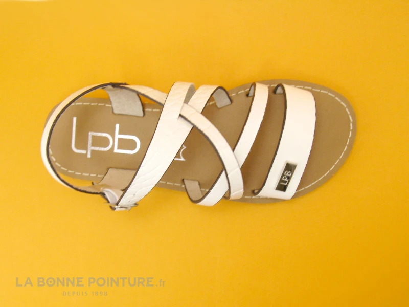 LPB BIANKA Blanc - Sandale Blanche Fille – Image 5