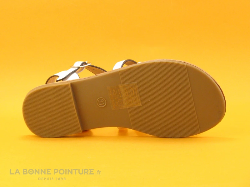 LPB BIANKA Blanc - Sandale Blanche Fille – Image 6