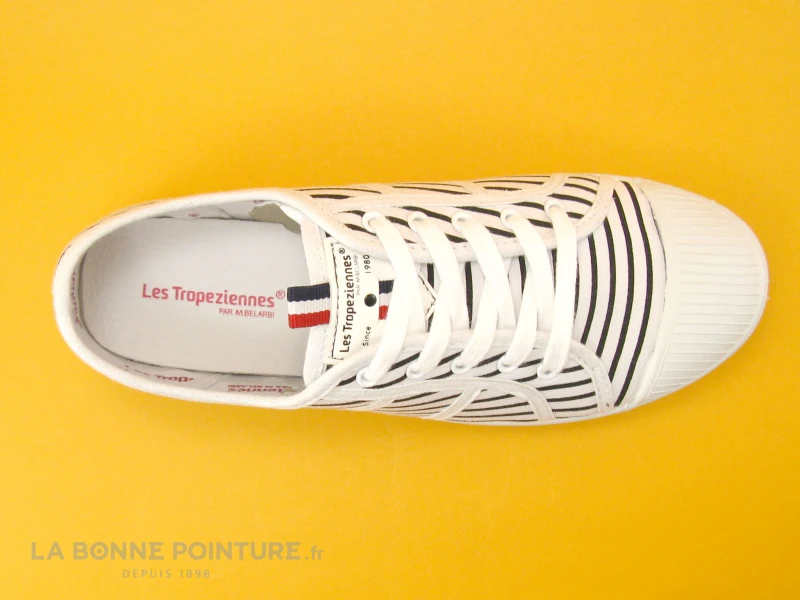 Tropeziennes CANDLE Blanc 23425 - Tennis Lacet Femme – Image 6