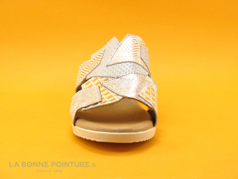 Jordana 2769 Argent - Mule Femme - Talon Compense – Image 2