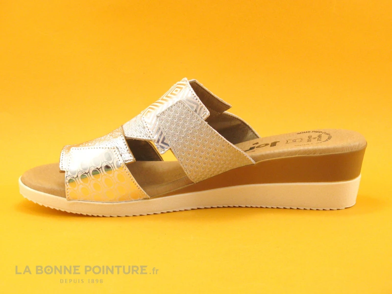 Jordana 2769 Argent - Mule Femme - Talon Compense – Image 3