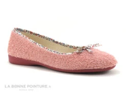 Zels 2333 Maquillaje - Pantoufle Ballerine Rose Tissu Eponge
